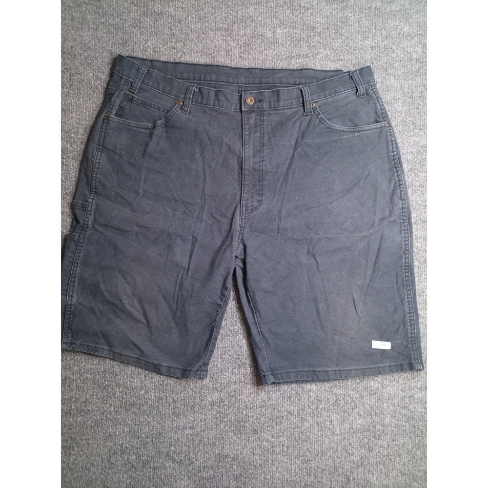 Dickies Carpenter Shorts Mens 42 Navy Work Utility Cotton (Small Stain)